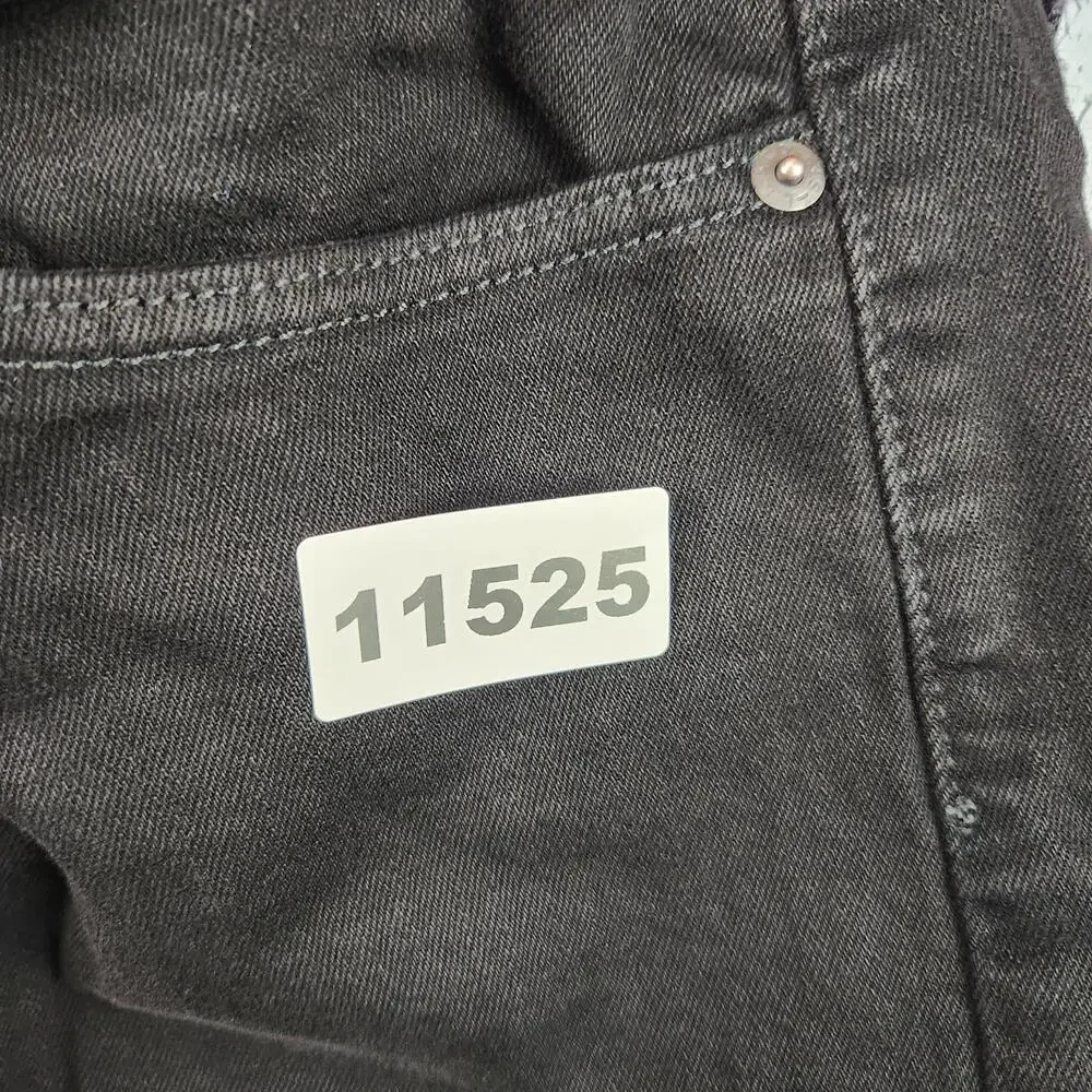 Levi's 505 Jeans Mens 34x34 Black Straight Leg Stretch Denim Western Cowboy
